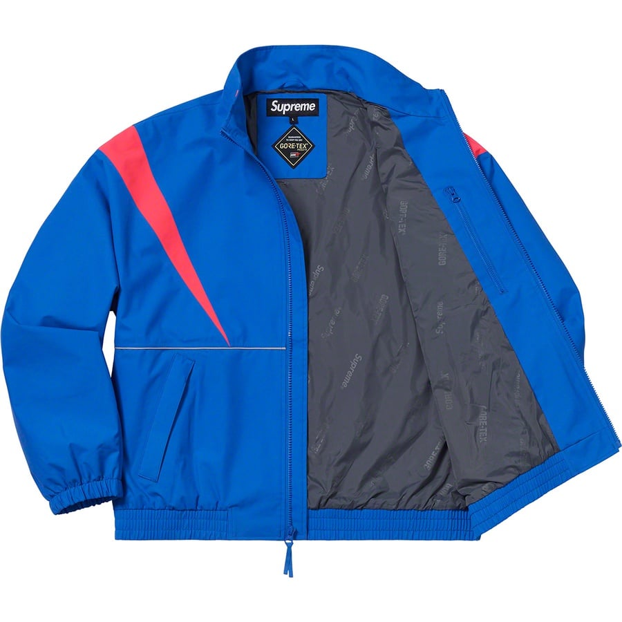 Details on GORE-TEX Court Jacket Bright Royal from spring summer
                                                    2019 (Price is $298)