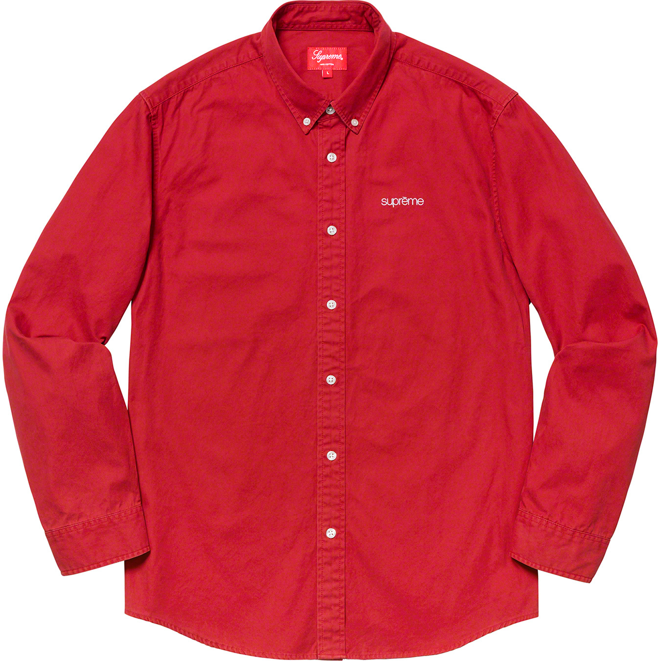 Washed Twill Shirt - spring summer 2019 - Supreme