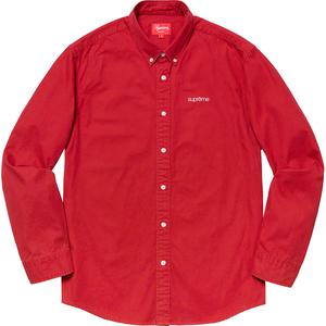 Washed Twill Shirt - spring summer 2019 - Supreme
