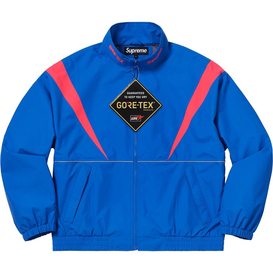 Details on GORE-TEX Court Jacket Bright Royal from spring summer
                                                    2019 (Price is $298)