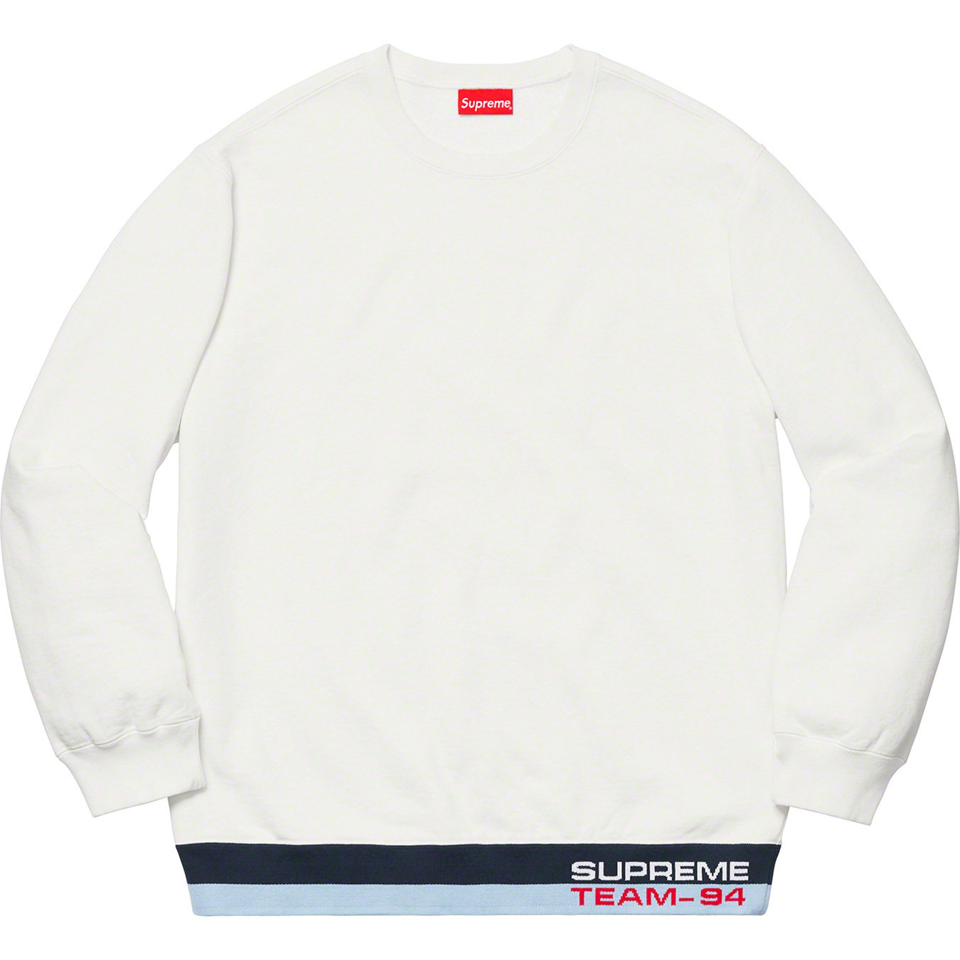 Rib Stripe Crewneck - spring summer 2019 - Supreme