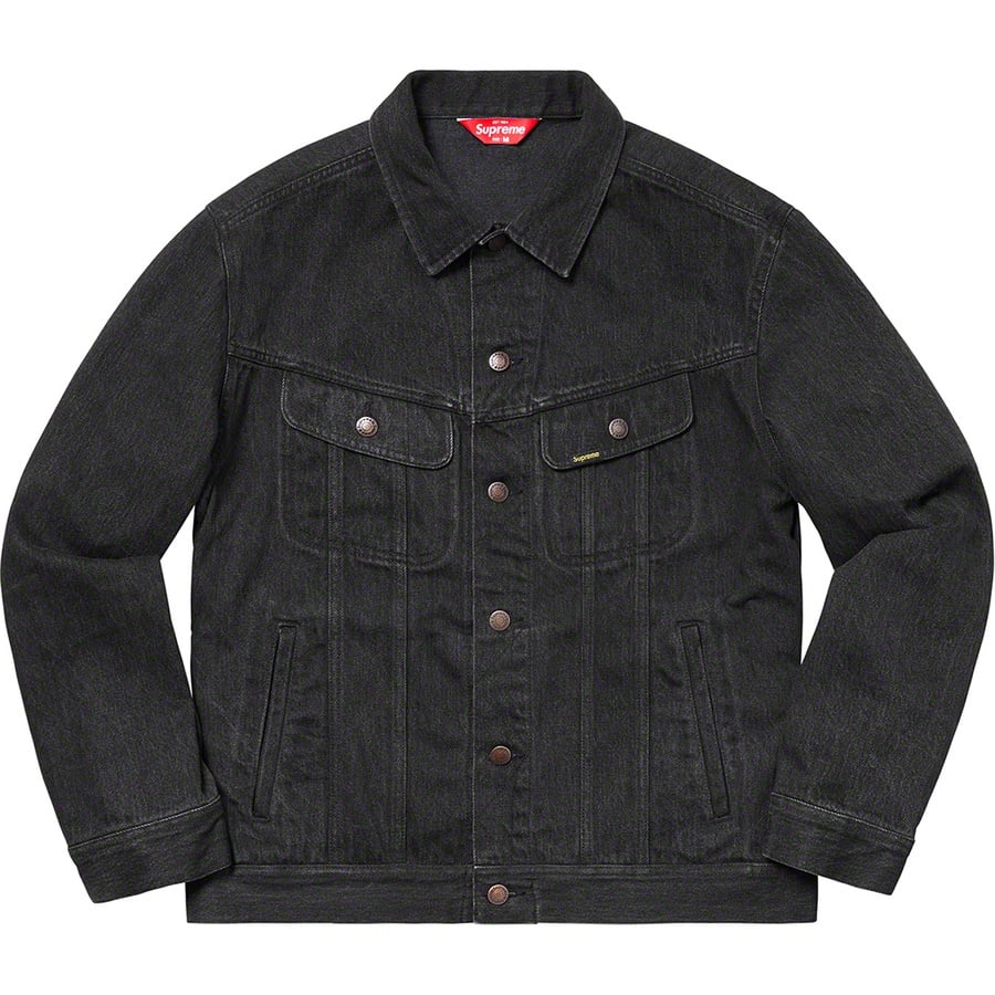 Details on New York Painted Trucker Jacket Black from spring summer
                                                    2019 (Price is $238)