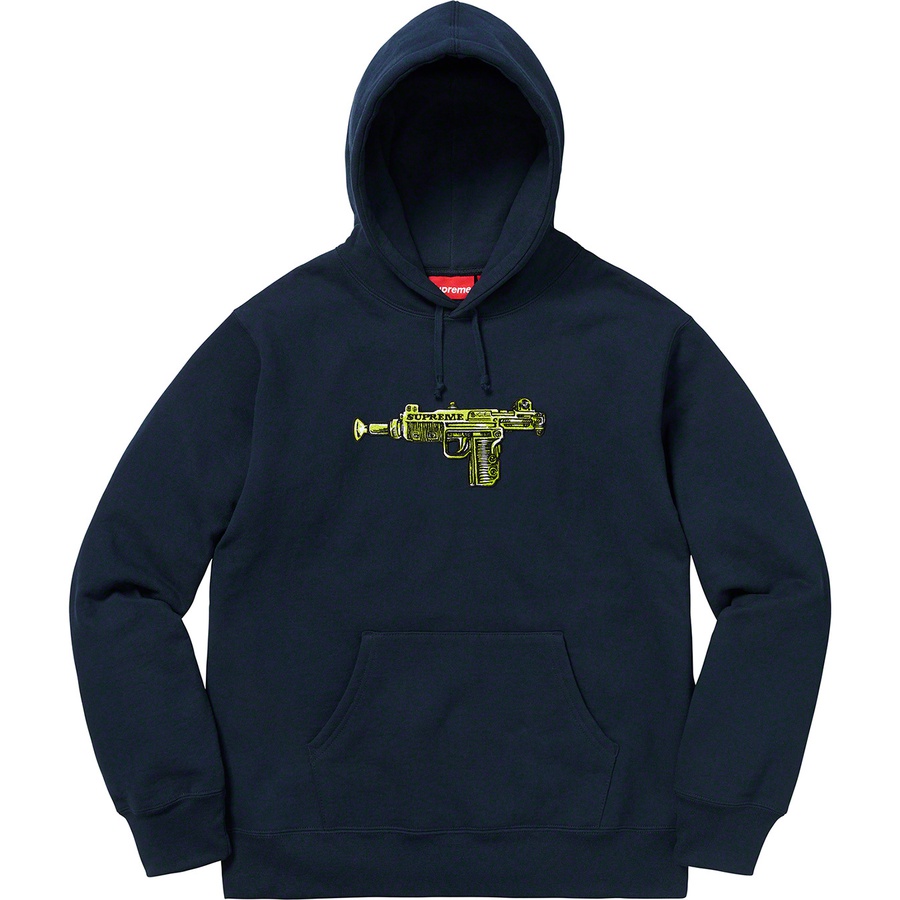 Details on Toy Uzi Hooded Sweatshirt Navy from spring summer
                                                    2019 (Price is $158)