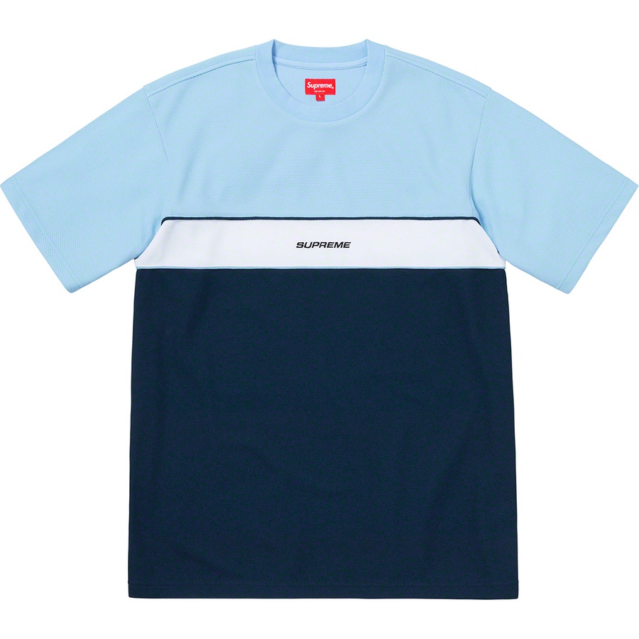 Details on Piping Practice S S Top Blue from spring summer
                                                    2019 (Price is $110)