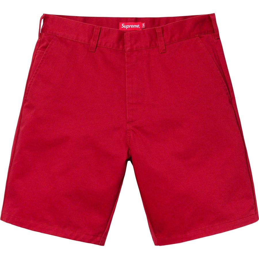 Details on Work Short Red from spring summer
                                                    2019 (Price is $110)