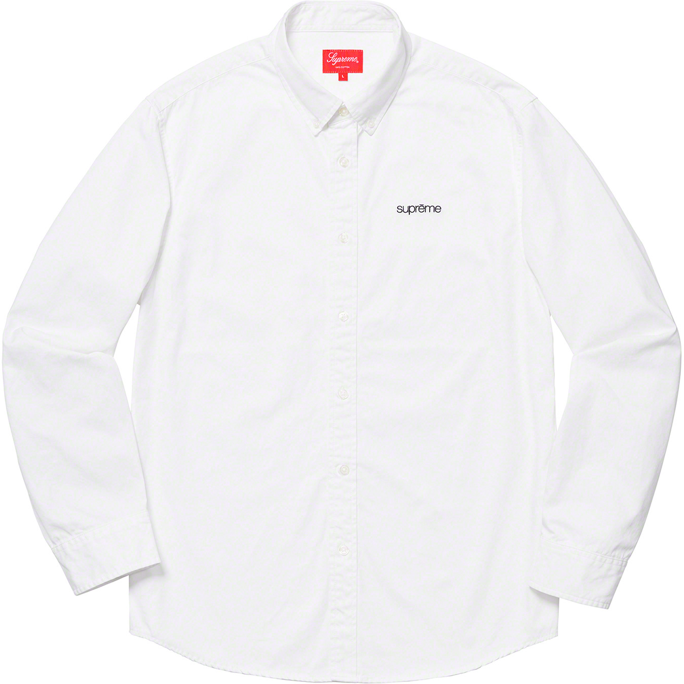 Washed Twill Shirt L