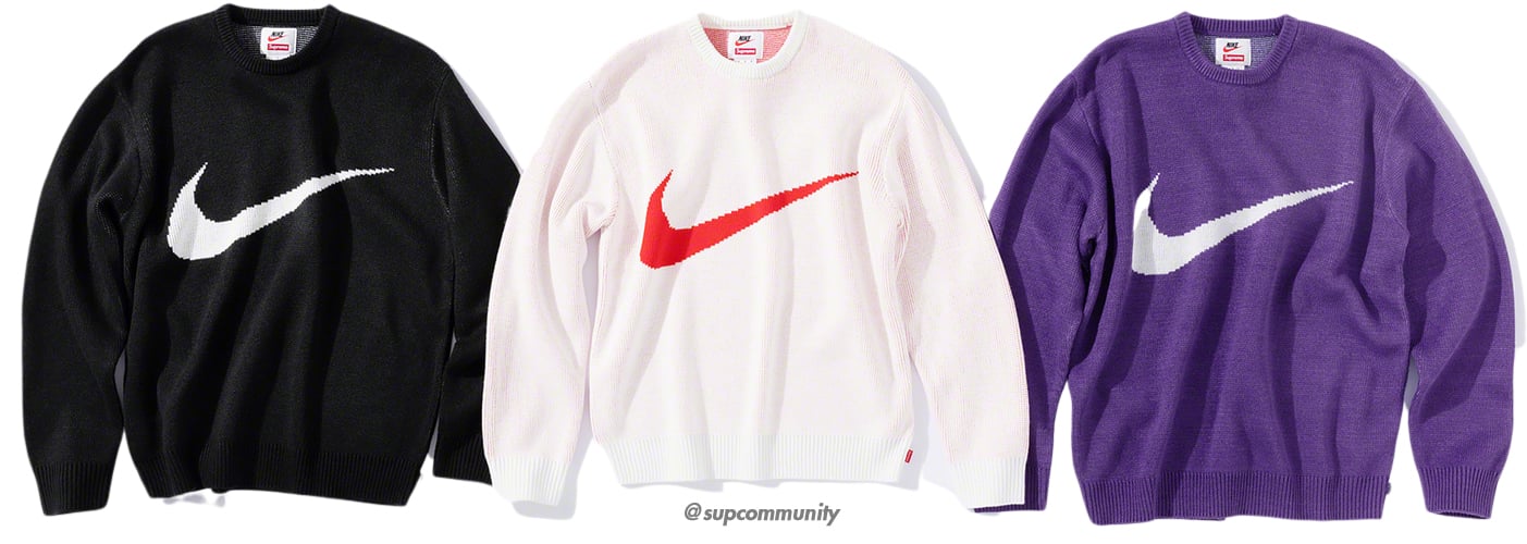 Nike Swoosh Sweater - spring summer 2019 - Supreme