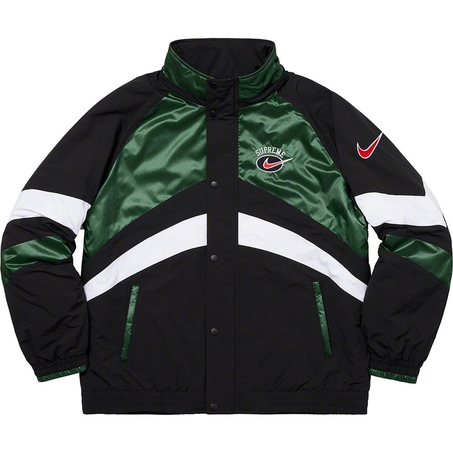 Supreme®/Nike® Hooded Sport Jacket Green