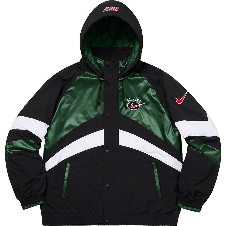 Supreme®/Nike® Hooded Sport Jacket Green