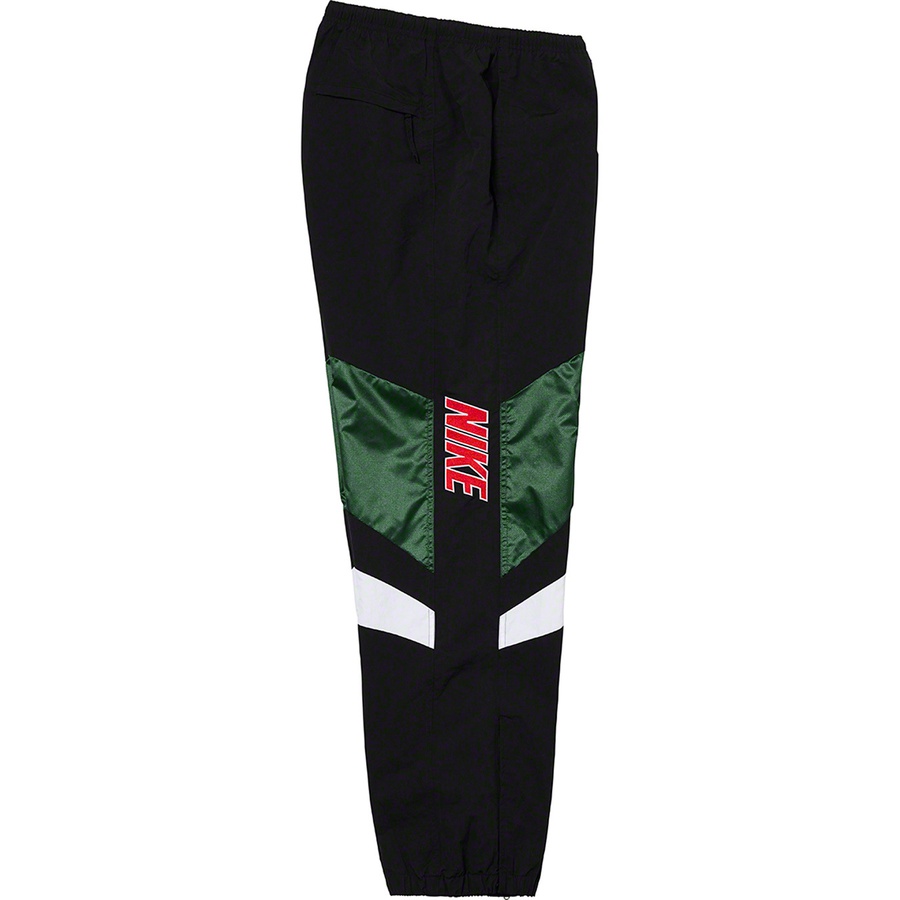 Details on Supreme Nike Warm Up Pant Green from spring summer 2019 (Price is $138)