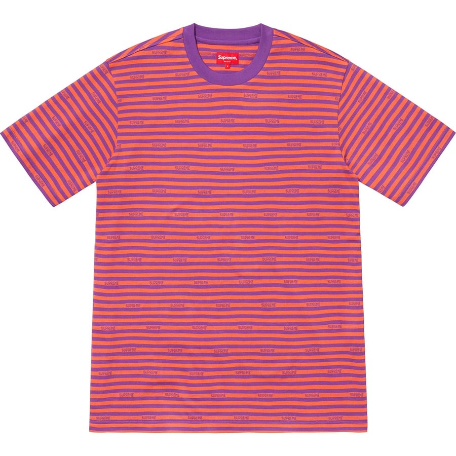 Details on Logo Stripe S S Top Purple from spring summer
                                                    2019 (Price is $88)