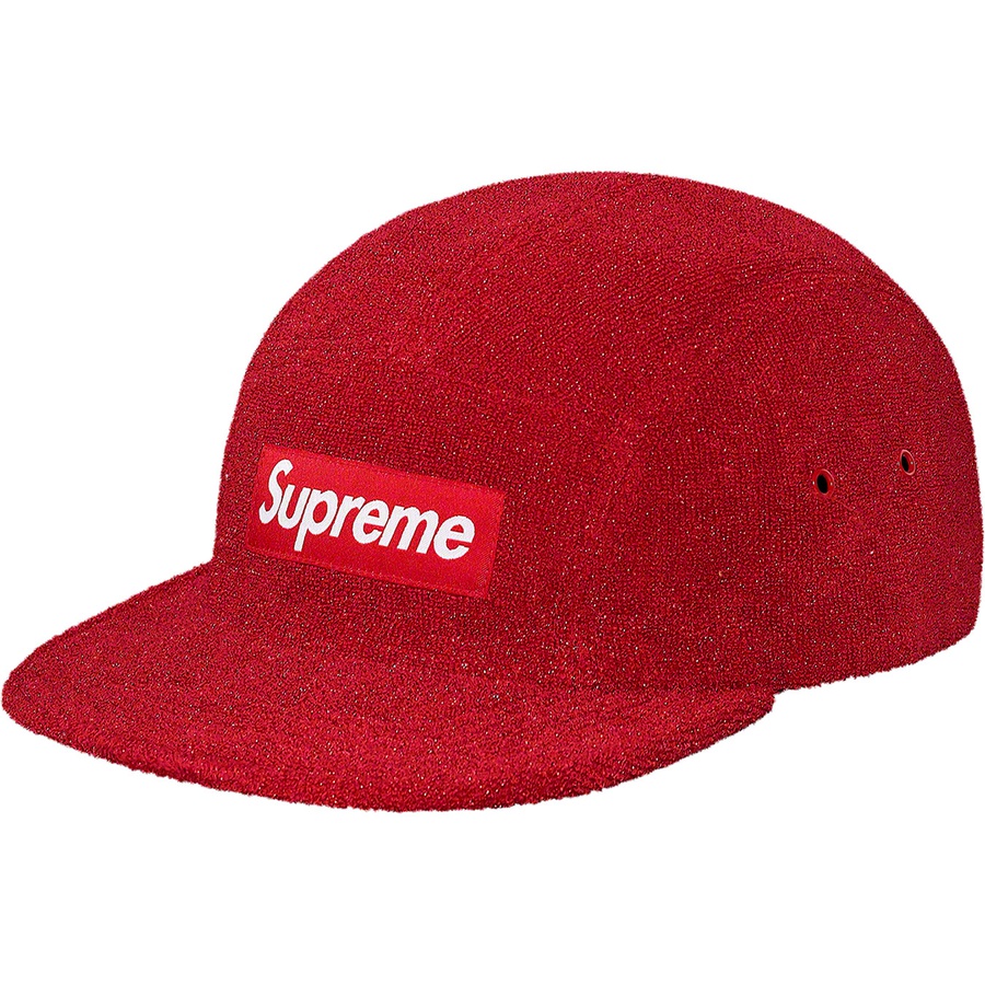 Details on Glitter Terry Camp Cap Red from spring summer
                                                    2019 (Price is $48)