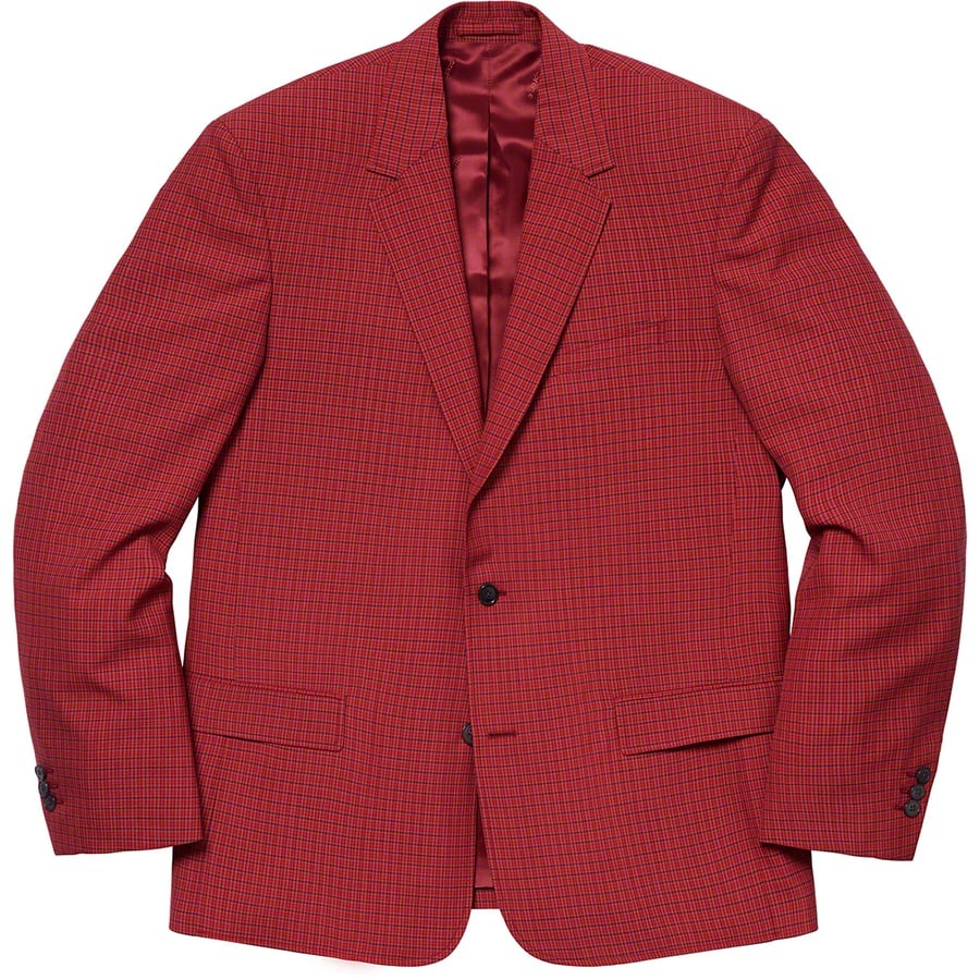 Details on Plaid Suit Red from spring summer
                                                    2019 (Price is $598)