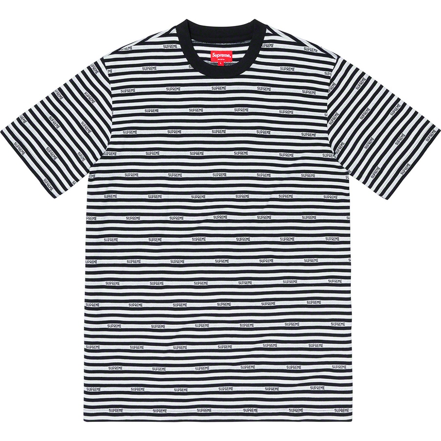 Details on Logo Stripe S S Top Black from spring summer
                                                    2019 (Price is $88)