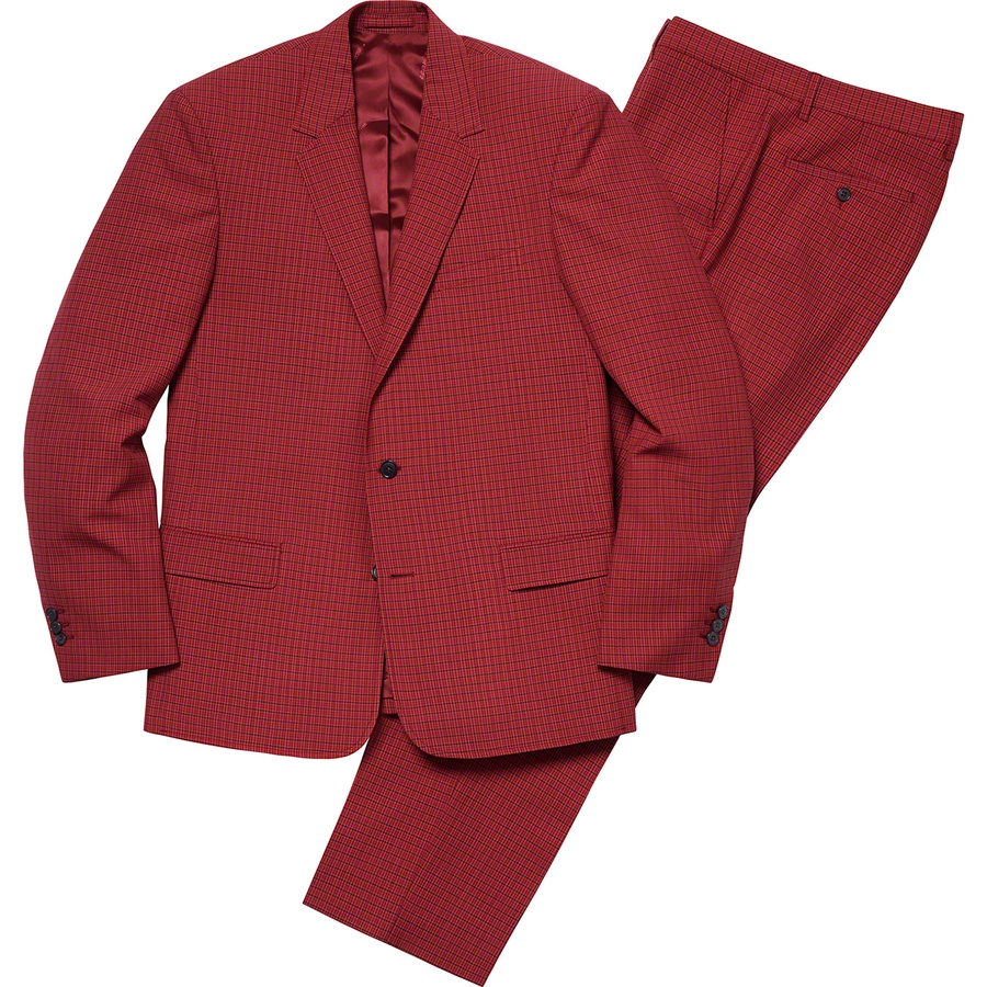 Details on Plaid Suit Red from spring summer
                                                    2019 (Price is $598)
