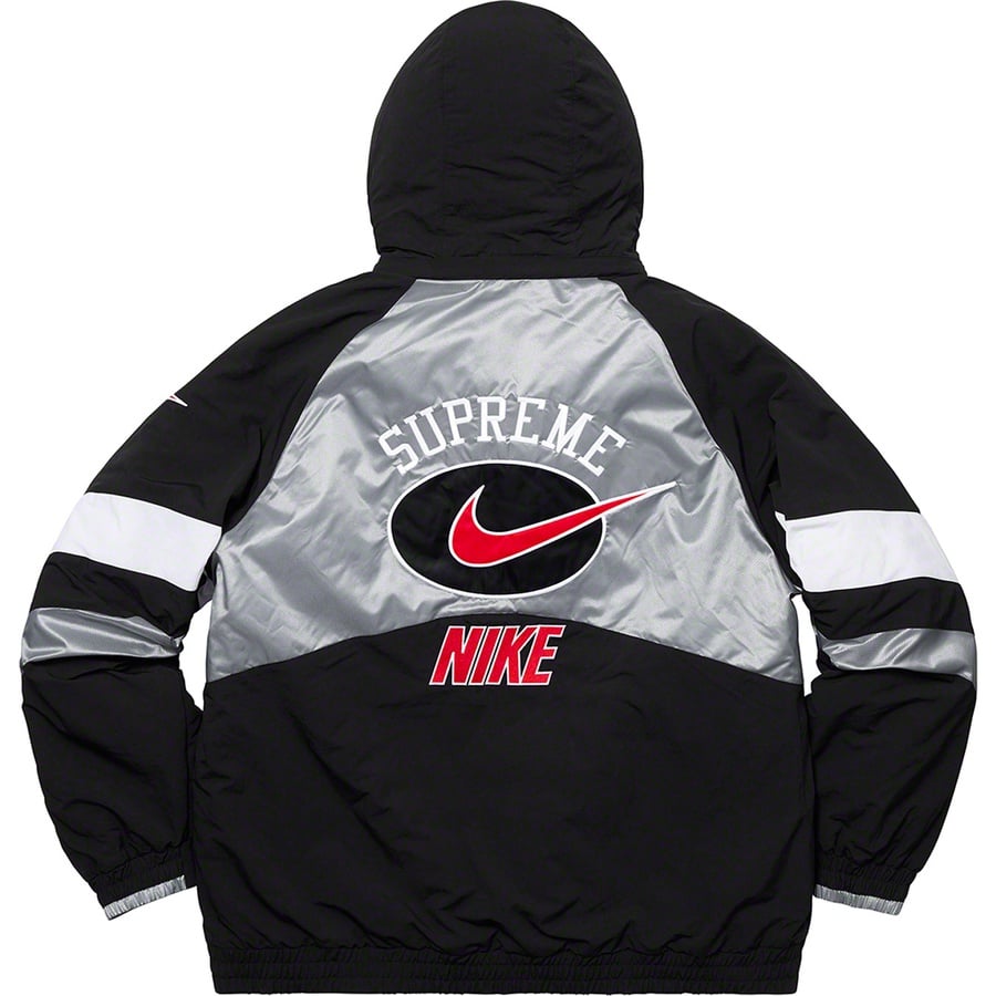 Supreme®/Nike® Hooded Sport Jacket Silver