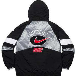 supreme nike hooded sport jacket green