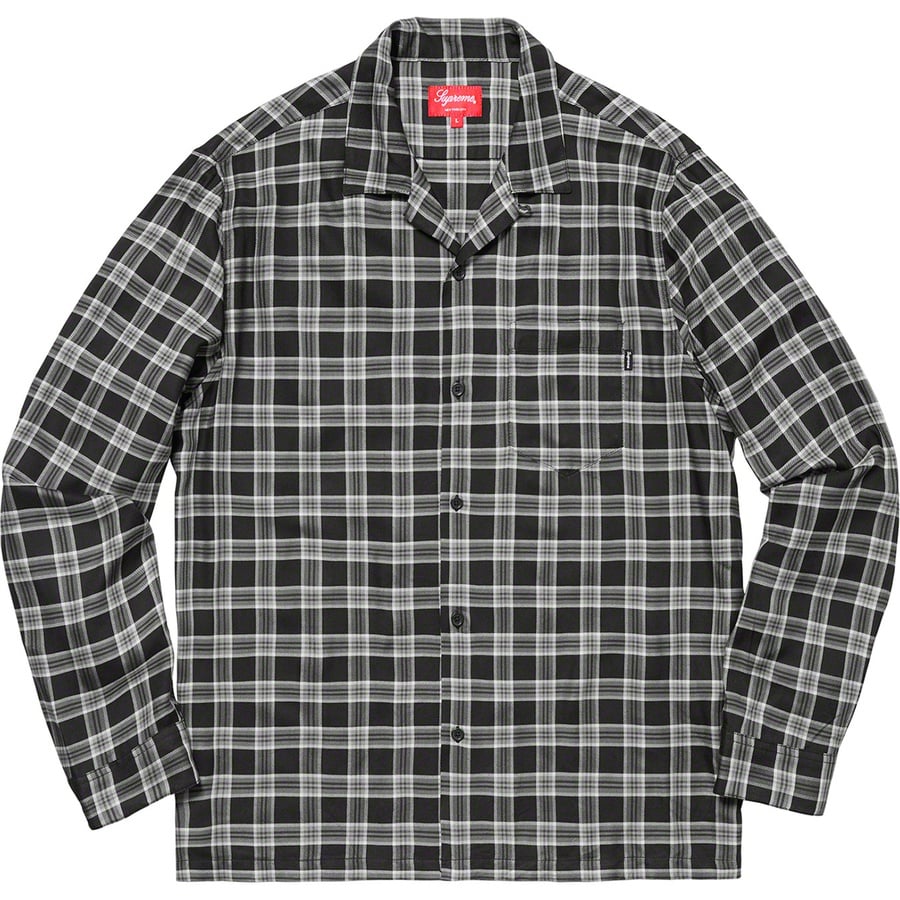 Details on Plaid Rayon Shirt Black from spring summer
                                                    2019 (Price is $138)