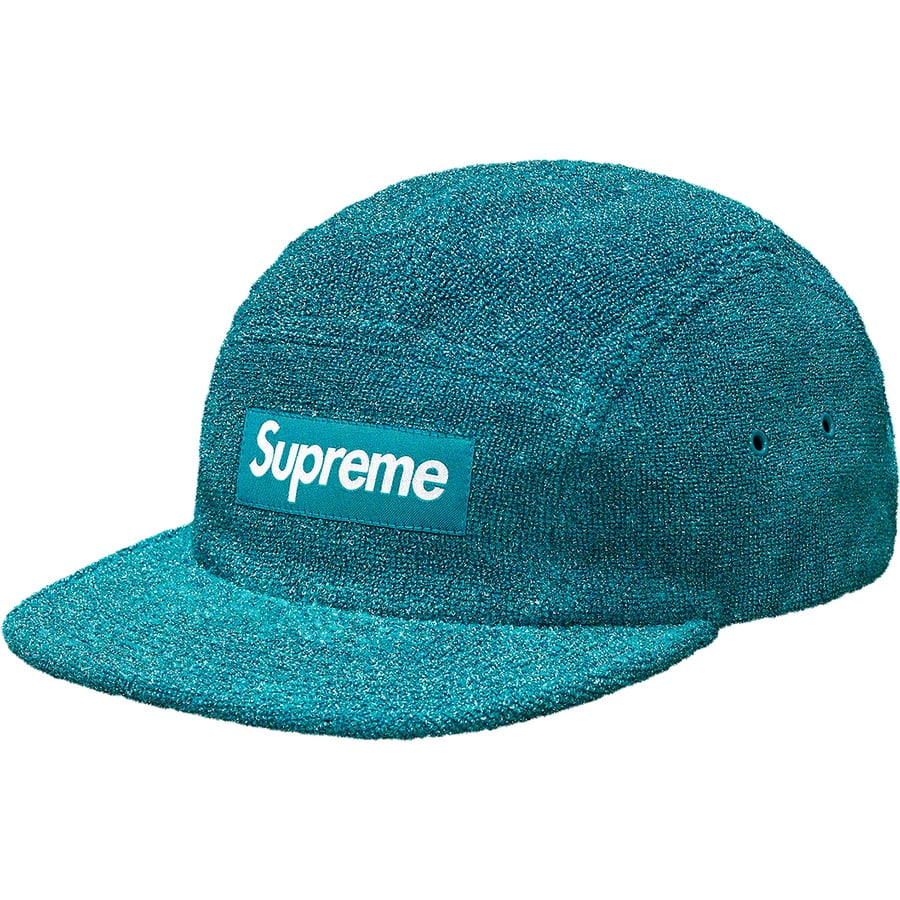 Details on Glitter Terry Camp Cap Teal from spring summer
                                                    2019 (Price is $48)