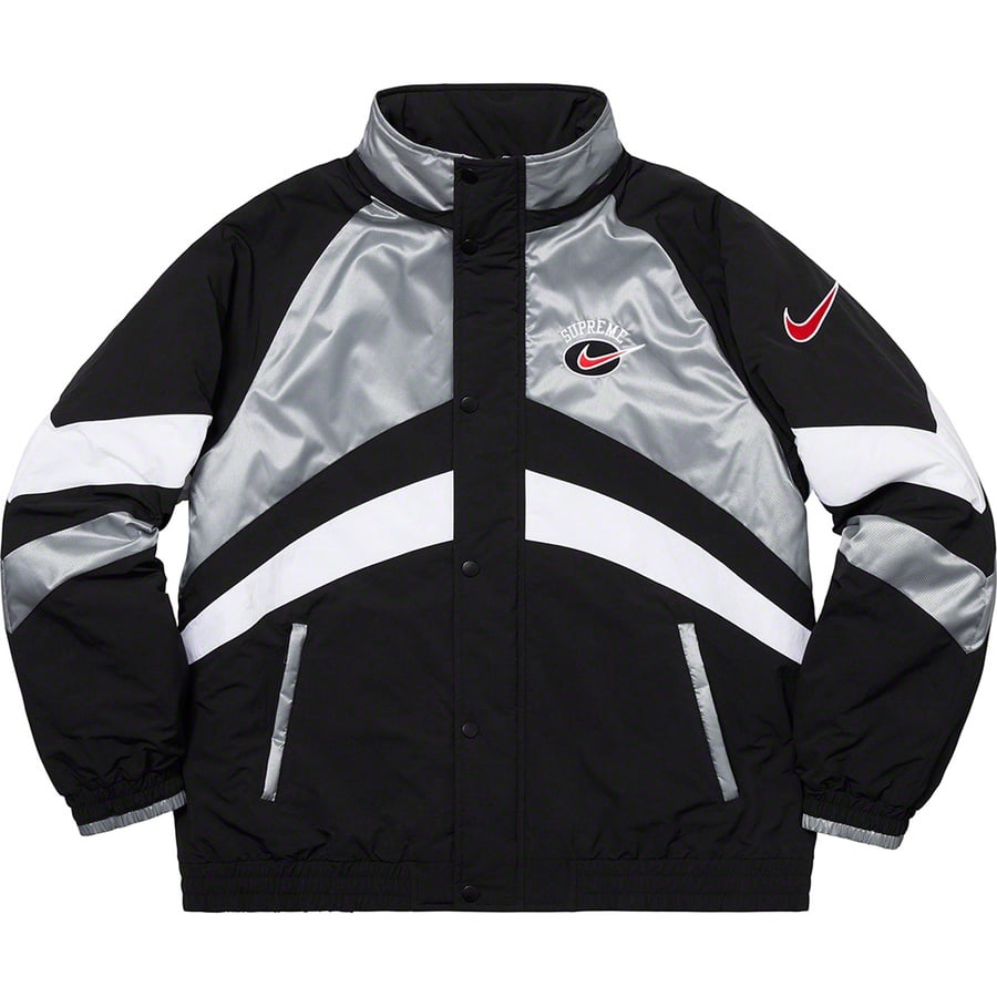 Supreme®/Nike® Hooded Sport Jacket Silver