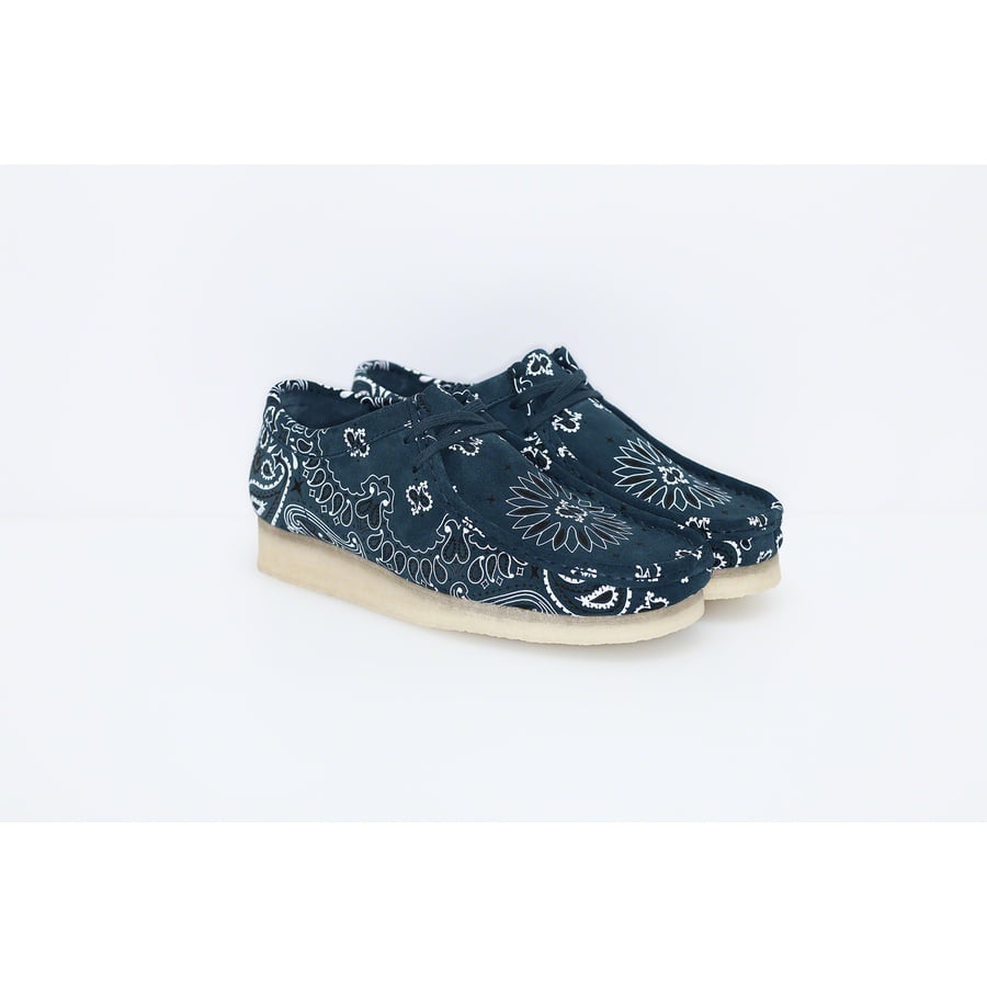 Details on Supreme Clarks Originals Bandana Wallabee  from spring summer
                                                    2019 (Price is $198)