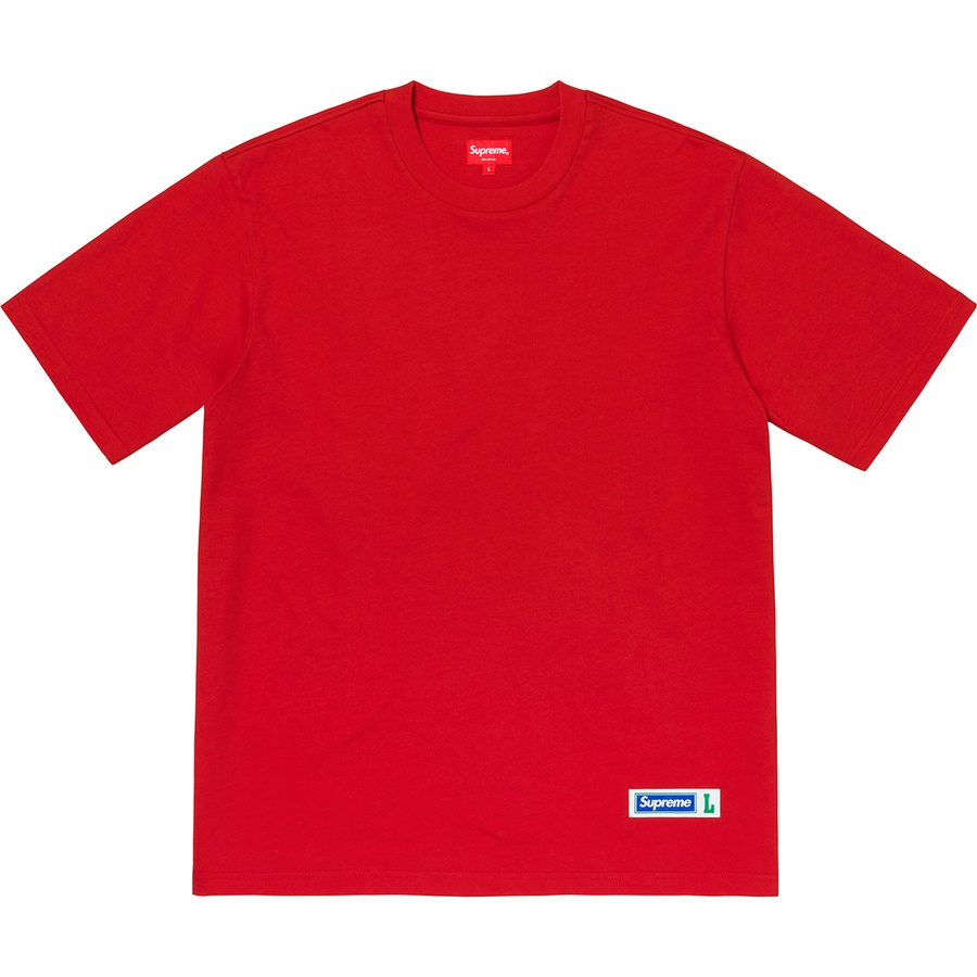 Details on Athletic Label Tee Red from spring summer 2019 (Price is $68)