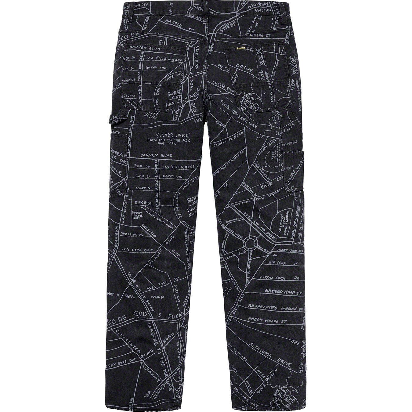 Gonz Map Denim Painter Pant - spring summer 2019 - Supreme