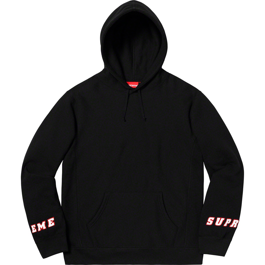 Details on Wrist Logo Hooded Sweatshirt Black from spring summer
                                                    2019 (Price is $158)
