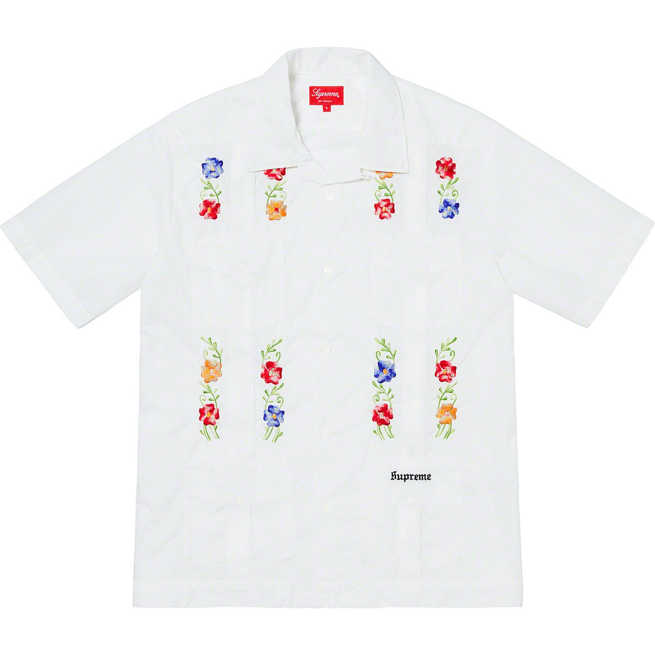 shirtsSupreme Flowers Guayabera shirts シュプリーム