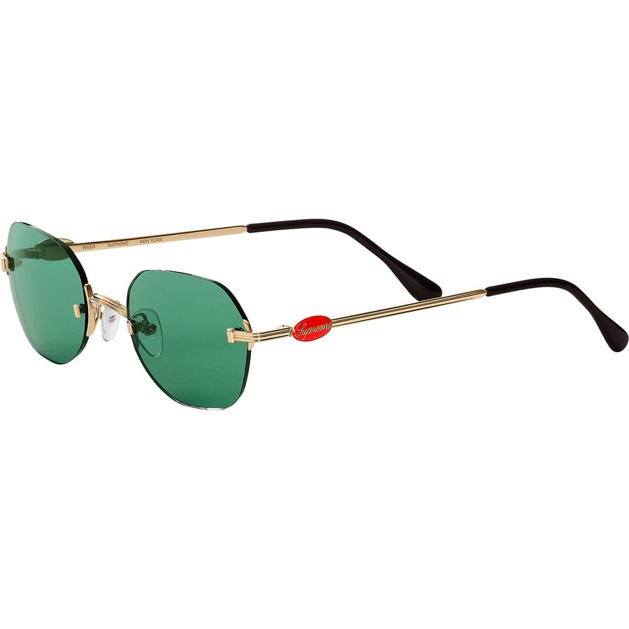 Details on River Sunglasses Green from spring summer
                                                    2019 (Price is $188)