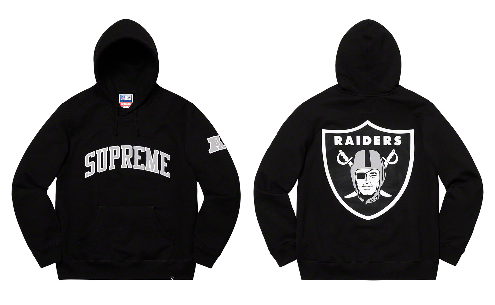 NFL Raiders '47 Hooded Sweatshirt - spring summer 2019 - Supreme