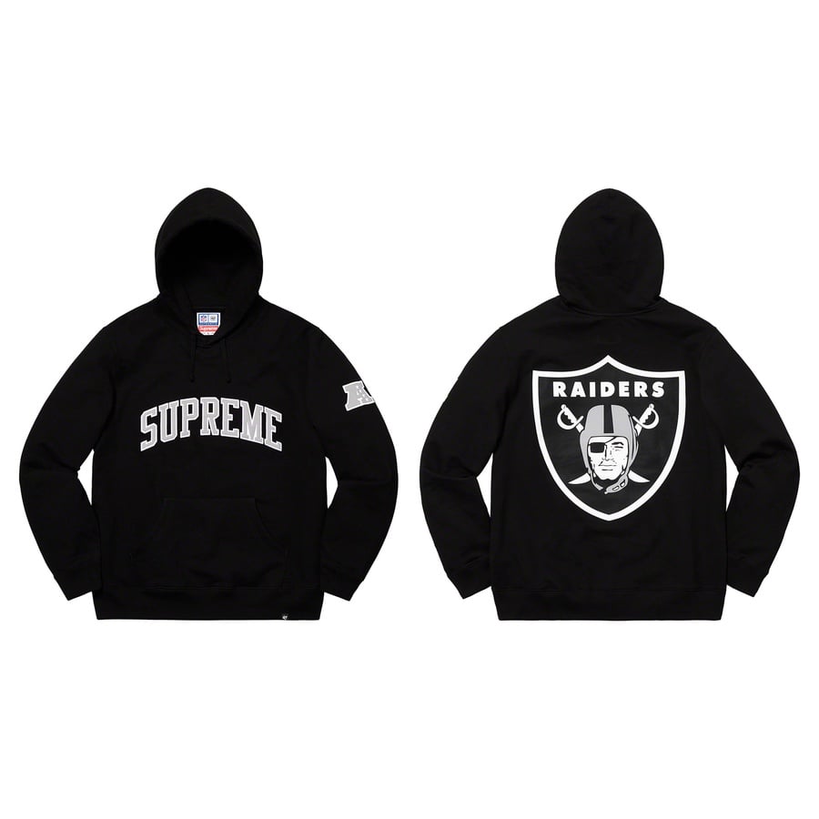 Details on Supreme NFL Raiders '47 Hooded Sweatshirt  from spring summer
                                                    2019 (Price is $148)
