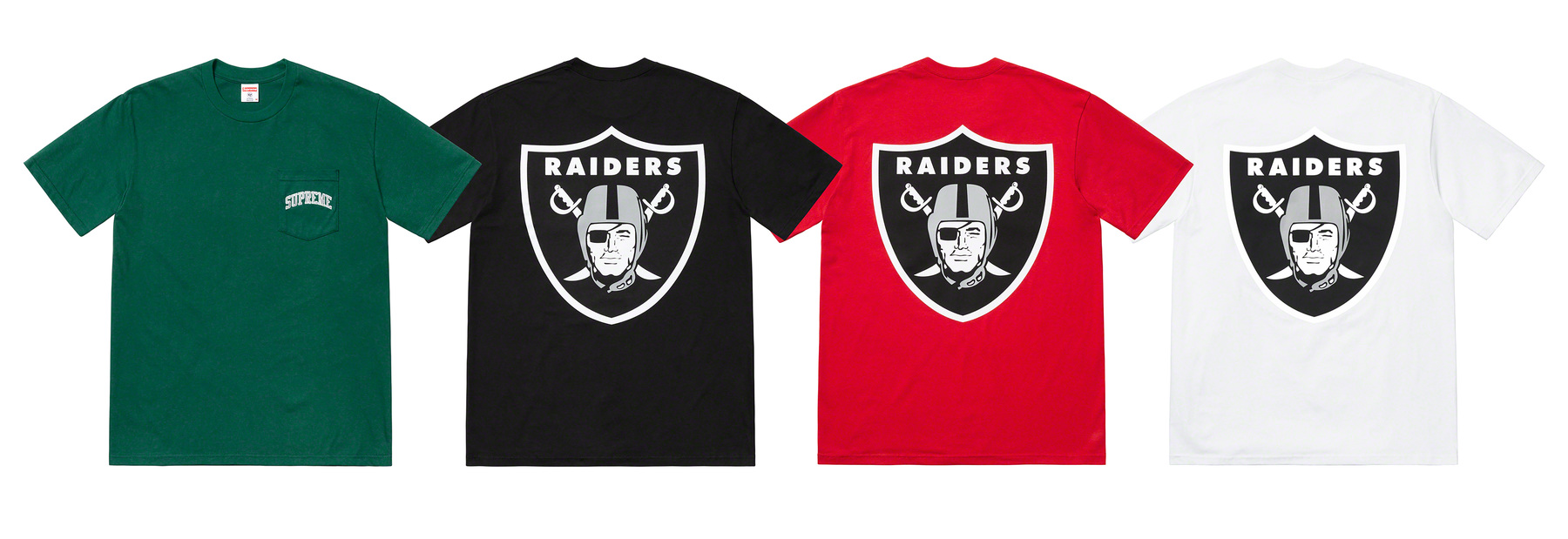 supreme NFL Raiders 47 pocket Tee