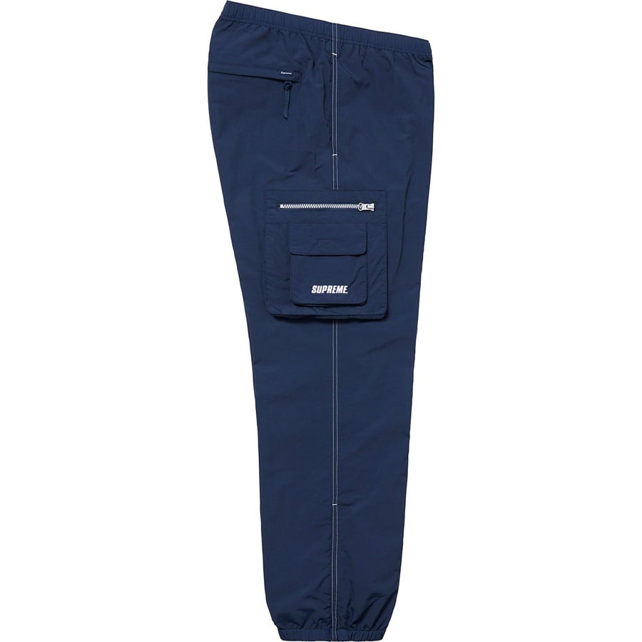 Details on Nylon Cargo Pant Dark Blue from spring summer
                                                    2019 (Price is $138)