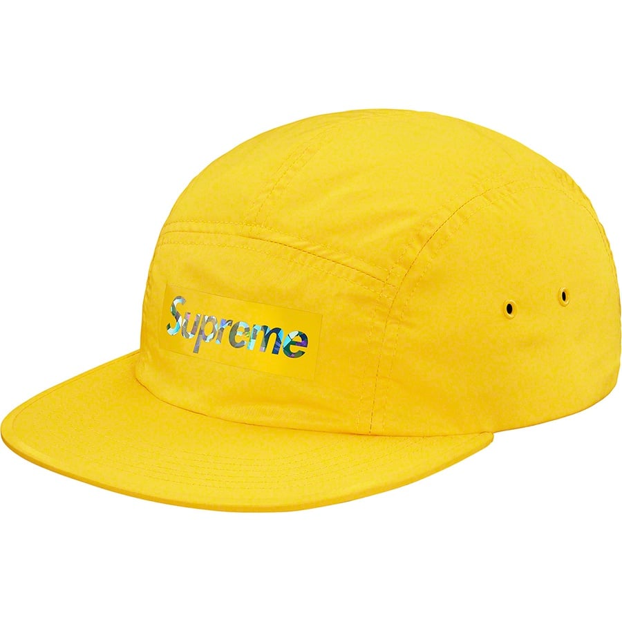 Details on Holographic Logo Camp Cap Yellow from spring summer
                                                    2019 (Price is $48)