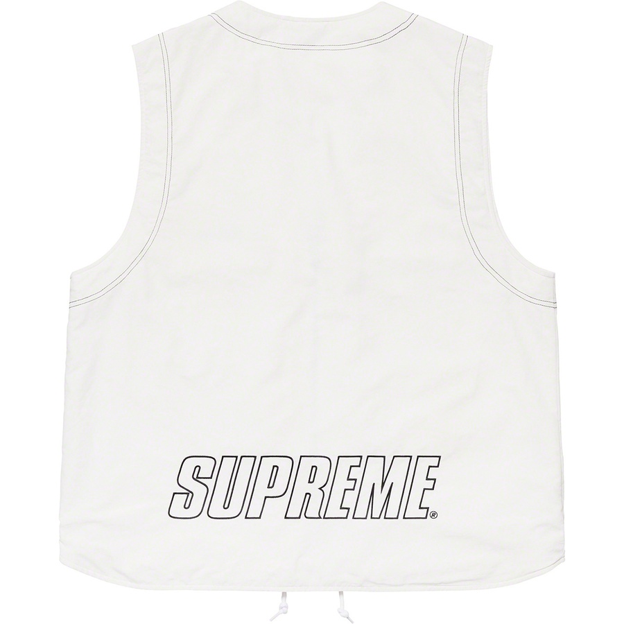 Details on Nylon Cargo Vest Off-White from spring summer
                                                    2019 (Price is $138)