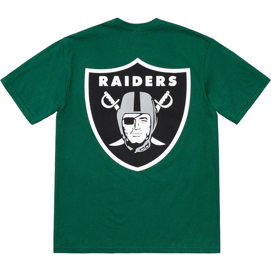 Details on Supreme NFL Raiders '47 Pocket Tee Dark Green from spring summer
                                                    2019 (Price is $48)