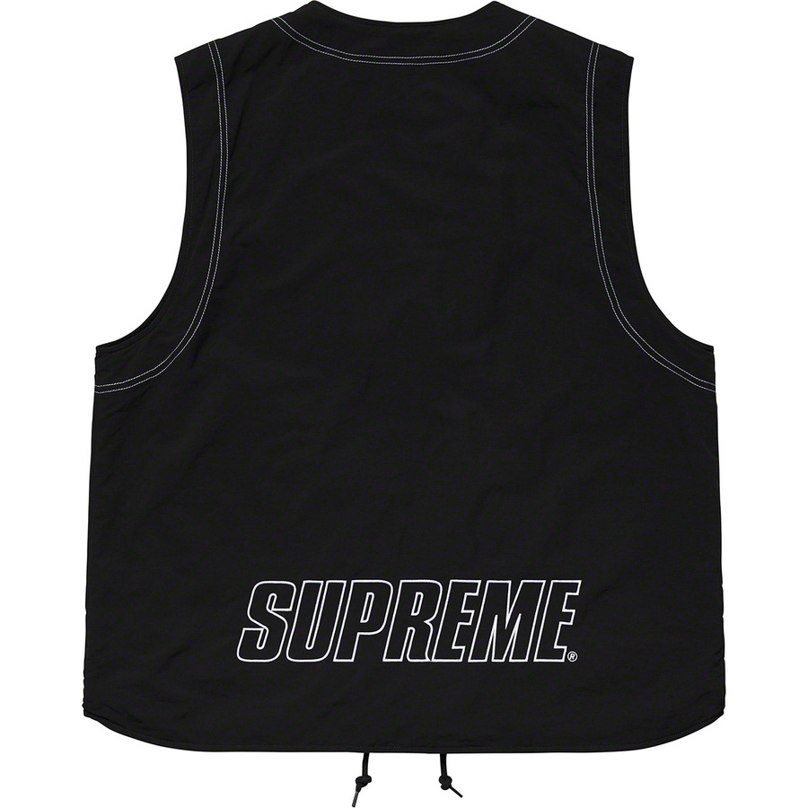 Details on Nylon Cargo Vest Black from spring summer 2019 (Price is $138)