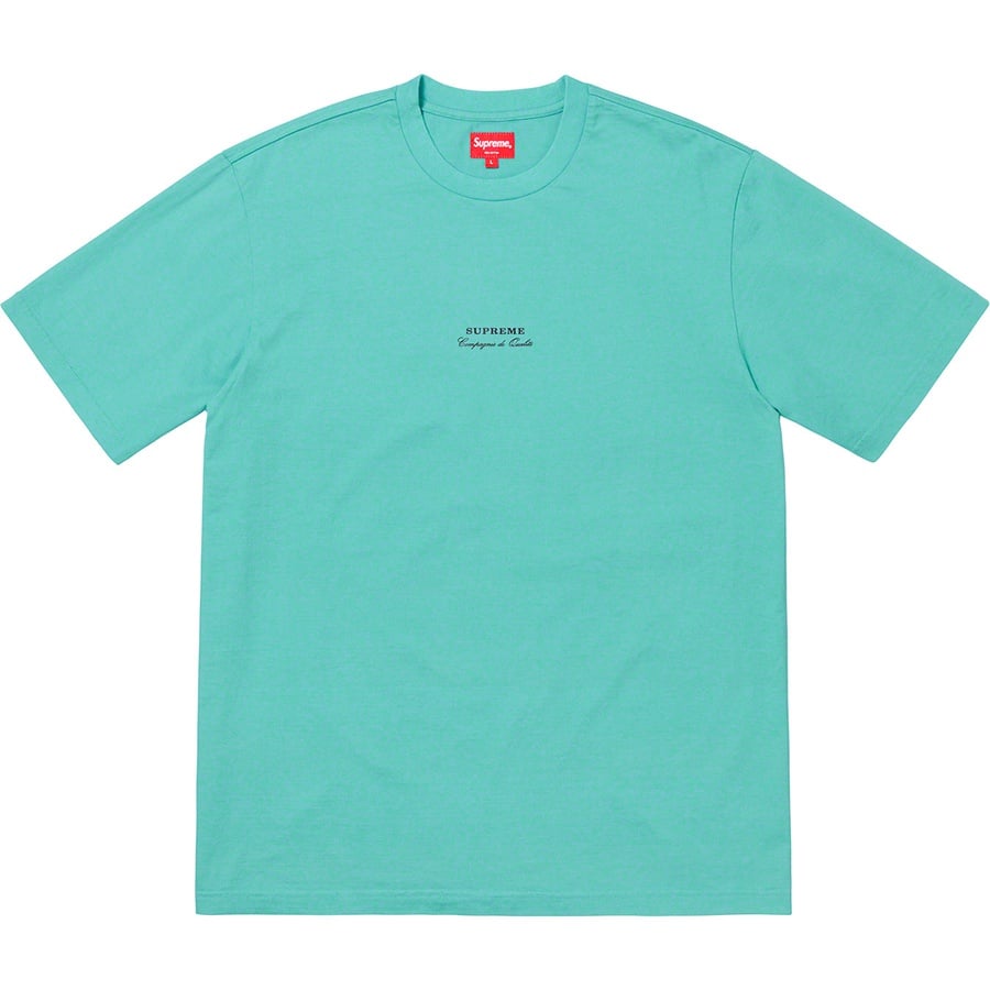 Details on Qualite Tee Dusty Aqua from spring summer
                                                    2019 (Price is $60)