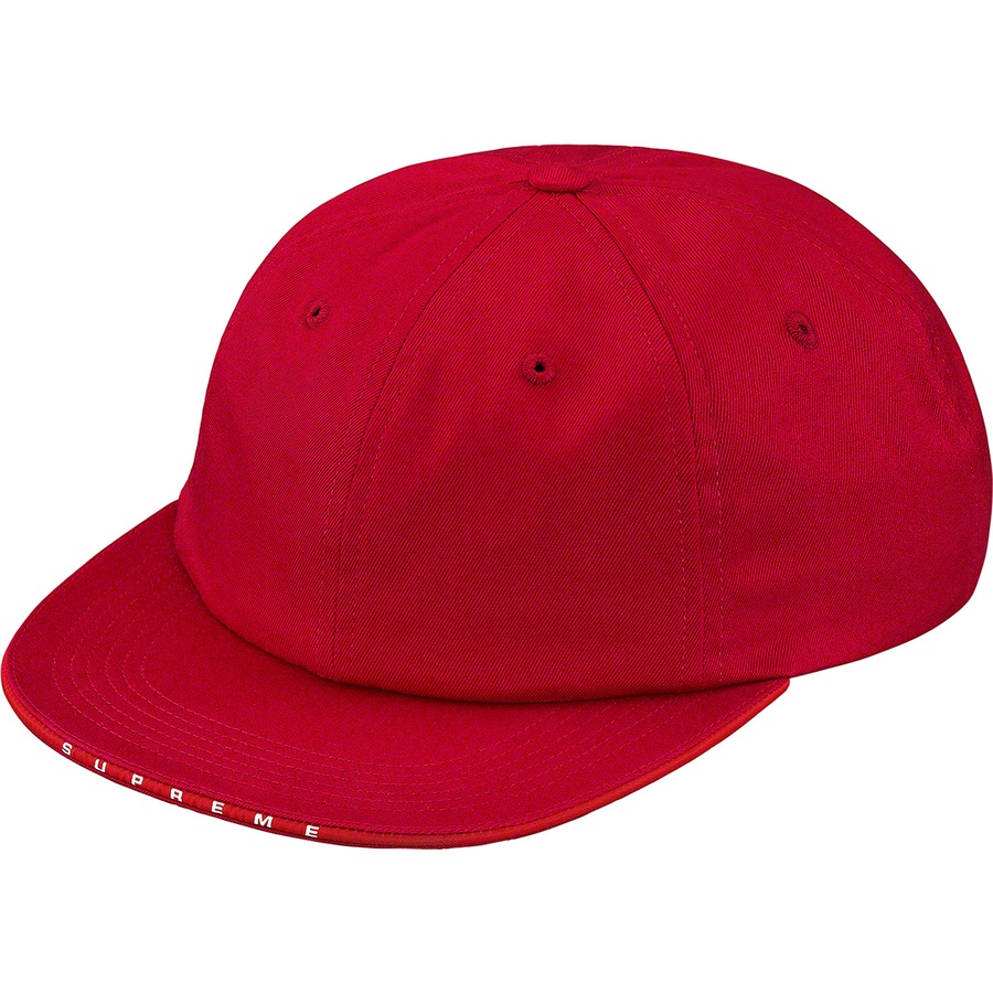 Details on Visor Logo Twill 6-Panel Red from spring summer
                                                    2019 (Price is $54)