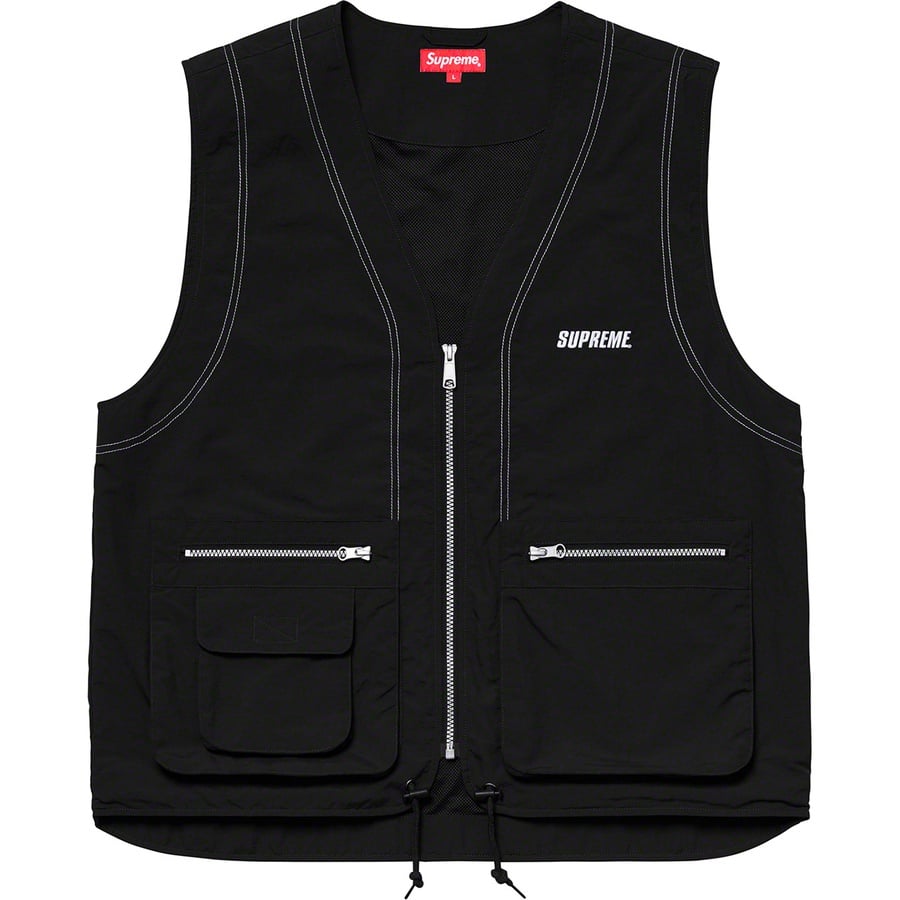 Details on Nylon Cargo Vest Black from spring summer 2019 (Price is $138)