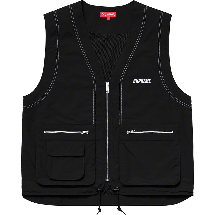 Details on Nylon Cargo Vest Black from spring summer
                                                    2019 (Price is $138)