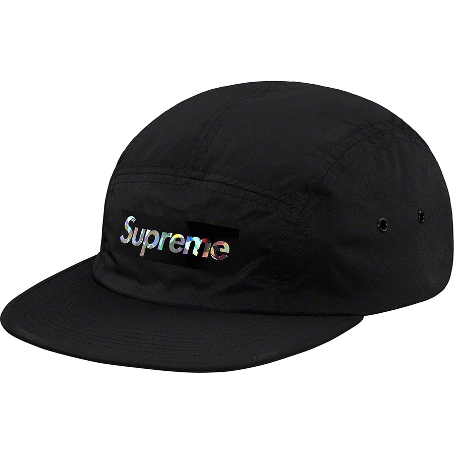 Details on Holographic Logo Camp Cap Black from spring summer 2019 (Price is $48)