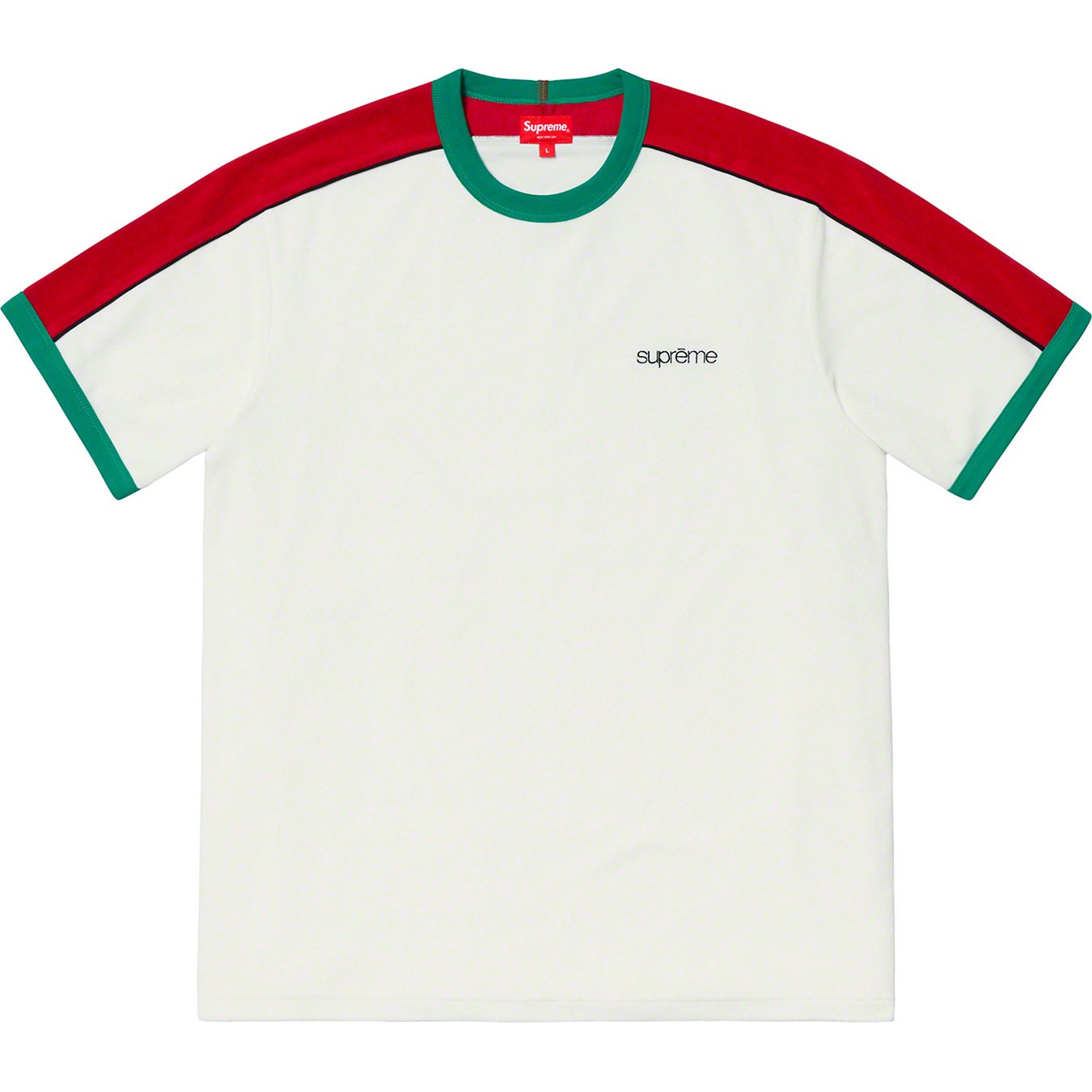 Shoulder Stripe Terry S S Top - spring summer 2019 - Supreme