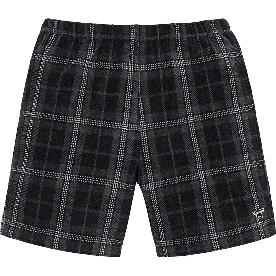 Details on Plaid Velour Short Black from spring summer 2019 (Price is $118)