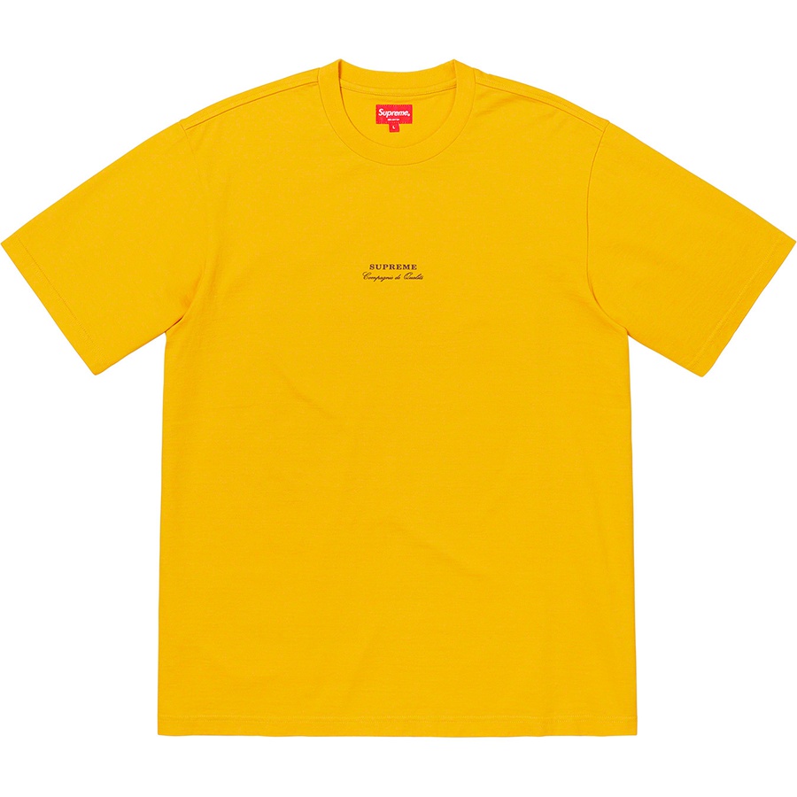 Details on Qualite Tee Gold from spring summer 2019 (Price is $60)