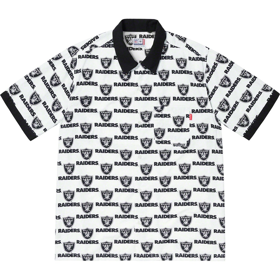 Details on Supreme NFL Raiders '47 S S Shirt White from spring summer
                                                    2019 (Price is $128)