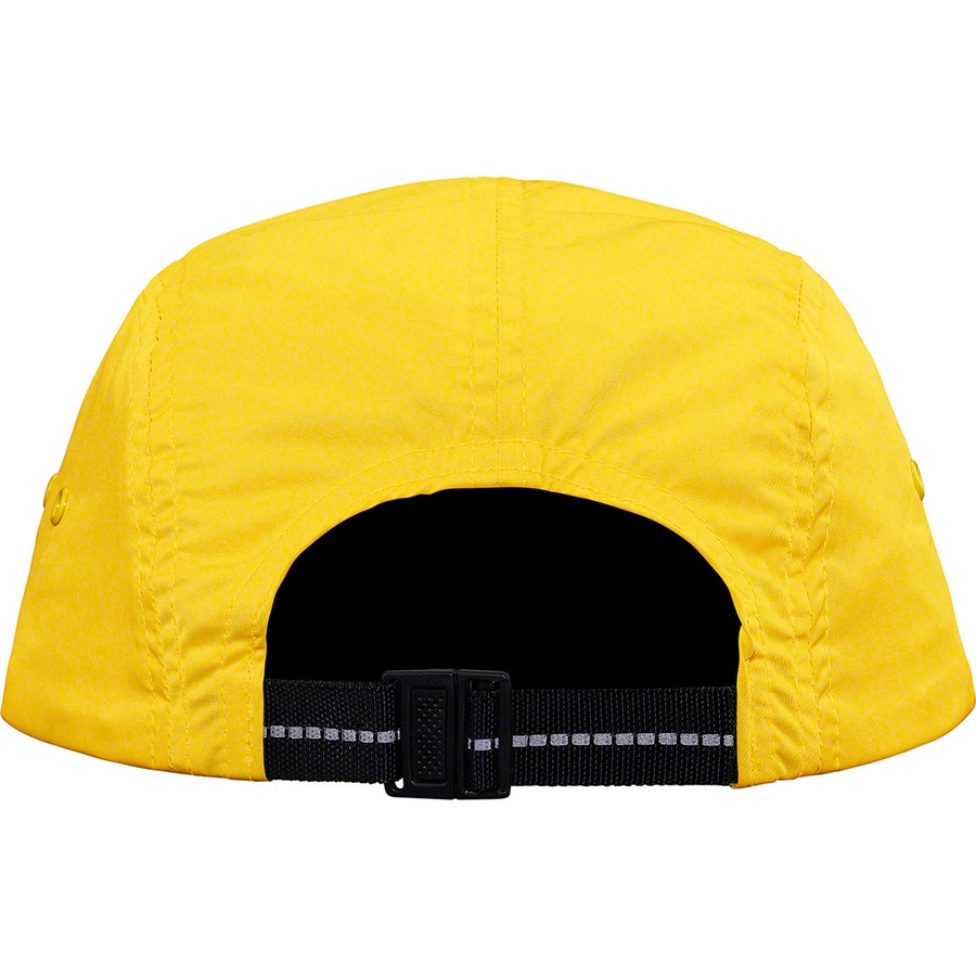 Details on Holographic Logo Camp Cap Yellow from spring summer 2019 (Price is $48)