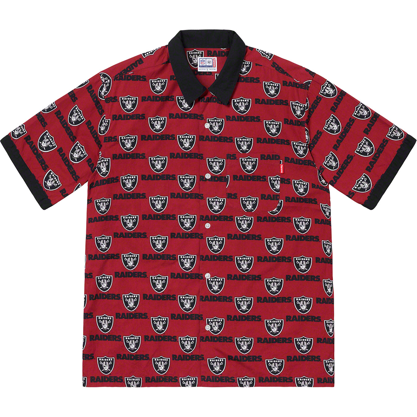 19SS Supreme/NFL/Raiders/‘47 S/S Shirt