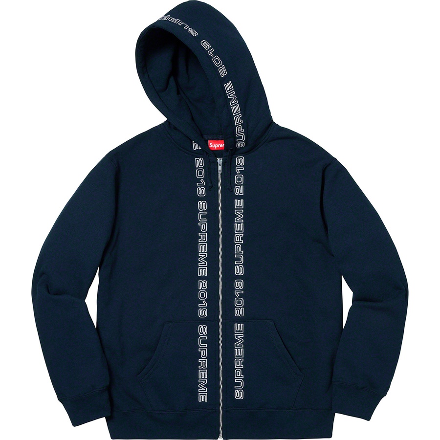 Details on Topline Zip Up Sweatshirt Navy from spring summer 2019 (Price is $168)